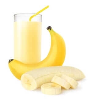 Banana & Milk Juice